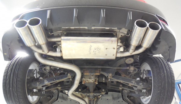 FOX Endschalldämpfer passend für Subaru Impreza GHD Schrägheck - 2x100 mm rechts/links