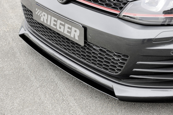 Rieger Spoilerschwert matt schwarz für VW Golf 7 GTI 3-tür. 04.13-12.16 (bis Facelift)