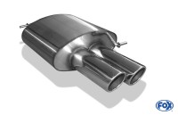 FOX Endschalldämpfer passend für Audi Q5 8R quattro 2x90 Typ 16 FOX Endschalldämpfer passend für Audi Q5 8R quattro 2x90 Typ 16