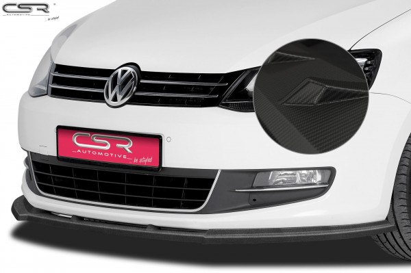 Cup-Spoilerlippe mit ABE für VW Sharan II CSL184-M Carbon Look Matt