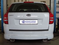 FOX Endrohrgeweih 135x80 Typ 53 passend für Kia Cee'd Kombi ED FOX Endrohrgeweih 135x80 Typ 53 passend für Kia Cee'd Kombi ED