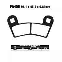 EBC FA456R Bremsbelag passend für Honda CRF 250 LA MD44A EBC FA456R Bremsbelag passend für Honda CRF 250 LA MD44A