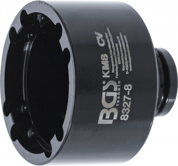 Nutmutternschlüssel KM8 mit innenliegenden Zapfen