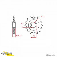 Ritzel gummiert 15 Zähne Teilung 520 passend für Honda und Voge Ritzel gummiert 15 Zähne Teilung 520 passend für Honda und Voge
