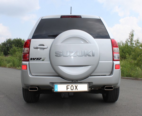Suzuki Grand Vitara JT - 5-Türer Endschalldämpfer quer Ausgang rechts/links - 145x65 Typ 59 rechts/l
