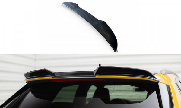 Spoiler CAP Für 3D Audi RS3 / S3 / A3 S-Line Sportback 8Y Schwarz Hochglanz