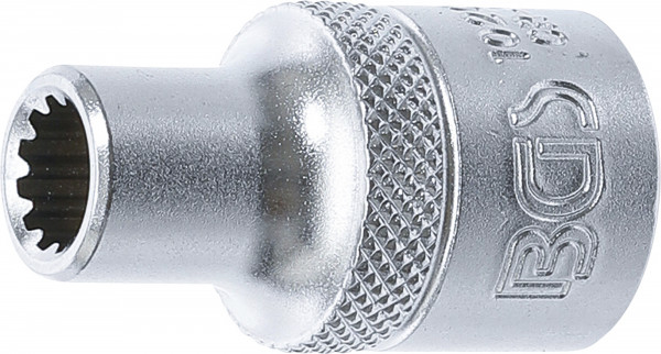 Steckschlüssel-Einsatz Gear Lock | Antrieb Innenvierkant 12,5 mm (1/2") | SW 8 mm