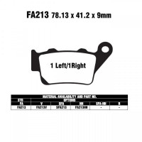 EBC FA213 Bremsbeläge passend für Honda, Yamaha, Aprilia EBC FA213 Bremsbeläge passend für Honda, Yamaha, Aprilia