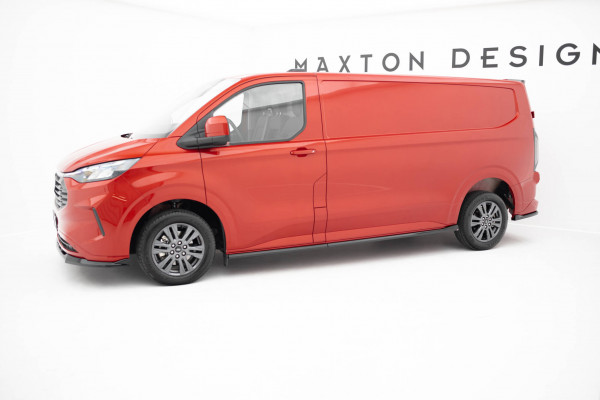 Seitenschweller Ansatz Für Ford Transit Custom L2 / Tourneo Custom L2 Mk2 Schwarz Hochglanz