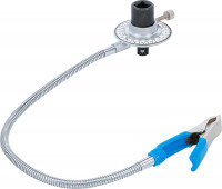 Drehwinkel-Messgerät mit Cliparm 1/2 Zoll Innenvierkant 12,5 mm Drehwinkel-Messgerät mit Cliparm 1/2 Zoll Innenvierkant 12,5 mm