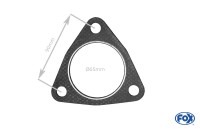 FOX Flansch-Dichtung Nr. 3 passend für 3-Loch-Flansch 65mm FOX Flansch-Dichtung Nr. 3 passend für 3-Loch-Flansch 65mm