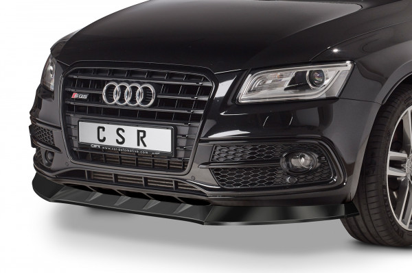 Cup-Spoilerlippe mit ABE für Audi SQ5 (8R) CSL480 Schwarz Strukturiert