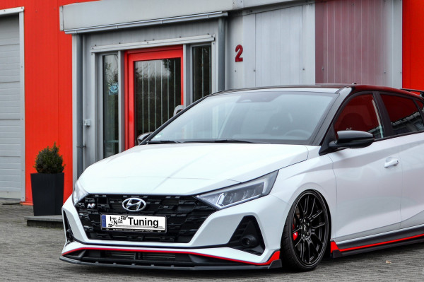 Cup Frontspoilerlippe mit Wing passend für Hyundai I20N Performance