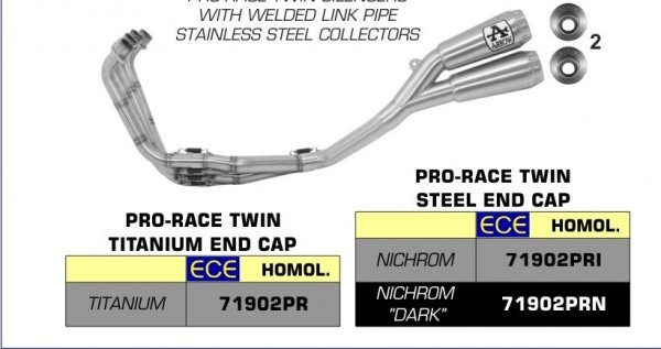 Arrow Full System With Pro-Race Nichrom Dark