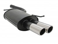 Novus Sportauspuff passend für Audi A4 B6 / 8E 2x76mm SR-Design Novus Sportauspuff passend für Audi A4 B6 / 8E 2x76mm SR-Design