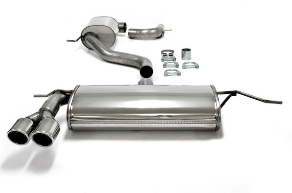 TA Technix Edelstahlanlage 2x80mm passend für VW Golf V/VI und Audi A3 8P