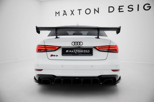 Carbon Spoiler With Internal Brackets Uprights Audi A3 / A3 S-Line / S3 / RS3 Limousine 8V / 8V Face
