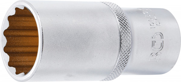 BGS Steckschlüssel-Einsatz Zwölfkant, tief 12,5 mm Innenvierkant SW 26 mm
