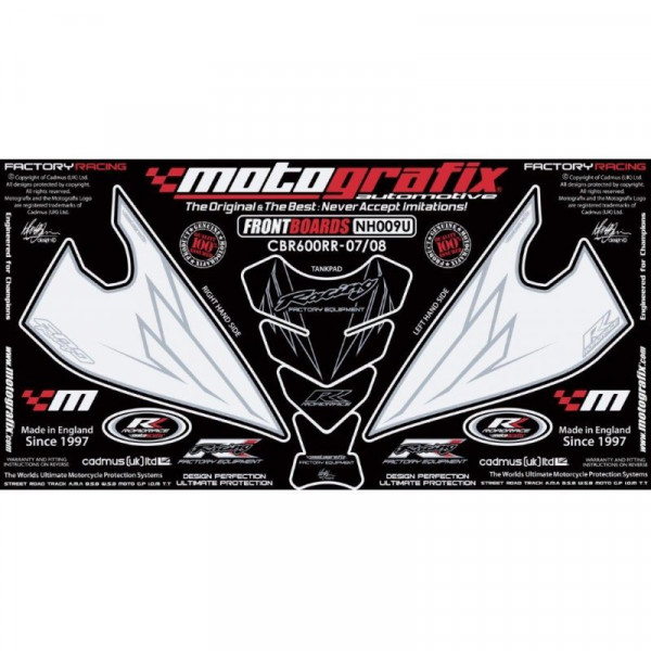 Motografix Steinschlagschutz Set Honda CBR 600 RR 2007-2012 NH09U