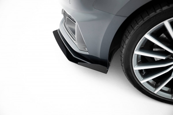 Front Stoßstange Flaps Für Audi A5 F5 Facelift Schwarz Hochglanz