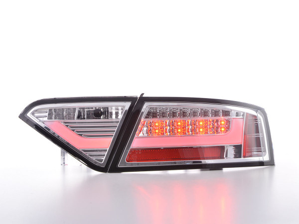 LED Rückleuchten Set Lightbar Audi A5 8T Coupe/Sportback 07-11 chrom