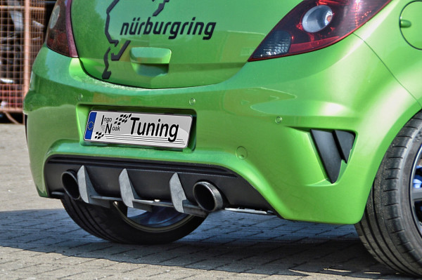 Heckansatz für Opel Corsa D OPC Nürburgring Edition