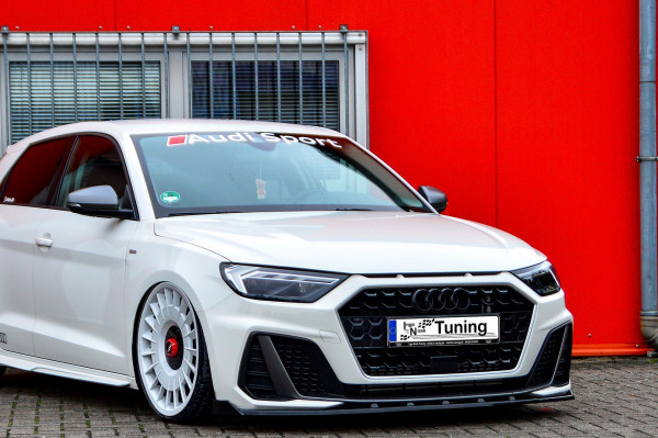 Cup Frontspoilerlippe mit Wings für Audi A1 GB Sportback S-Line