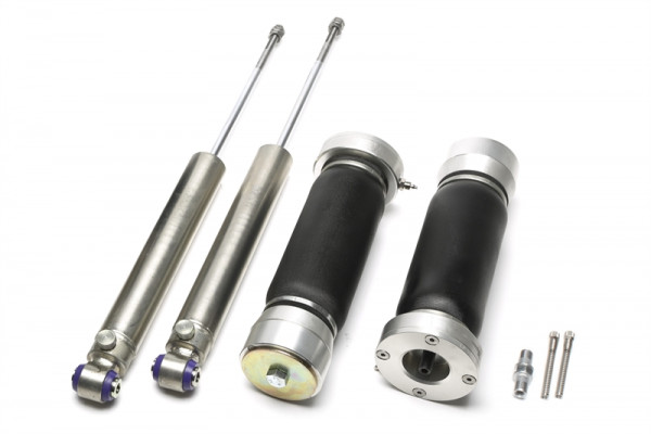 TA Technix härteverstellbarer Luftdämpfersatz passend für Hinterachse Seat Arosa (6H/6HS) / VW Lupo