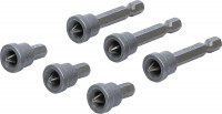 Bit-Satz mit Tiefenstopp PH2 passend für Gipskartonplatten | 6-tlg. Set Bit-Satz mit Tiefenstopp PH2 passend für Gipskartonplatten | 6-tlg. Set