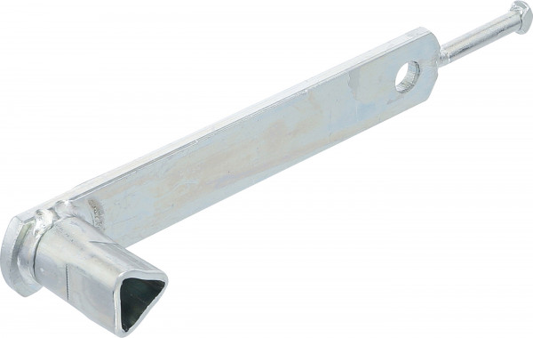 Dreikantschlüssel für Absperrposten mit Dreikantschloss M12 verzinkt