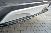 Mittlerer Diffusor Heck Ansatz Für BMW X4 M Paket Schwarz Hochglanz