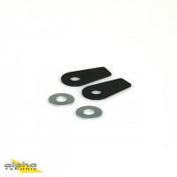 Adapterplatten für LED-Mini Blinker vorne passend für BMW S1000RR K10 Adapterplatten für LED-Mini Blinker vorne passend für BMW S1000RR K10