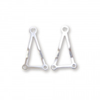 SHIN YO Lampenhalter Aluminium poliert, filigran SHIN YO Lampenhalter Aluminium poliert, filigran