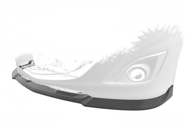 Cup-Spoilerlippe mit ABE für Mazda 3 (Typ BL) MPS CSL650 Schwarz Strukturiert