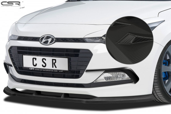 Cup-Spoilerlippe mit ABE für Hyundai I20 GB CSL313-M Carbon Look Matt