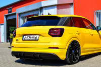Gefräster Heckansatz mit Finnen passend für Audi Q2 Sport GA Gefräster Heckansatz mit Finnen passend für Audi Q2 Sport GA