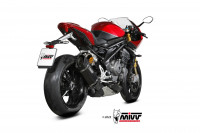 MIVV SR-1 Titan Schwarz Endschalldämpfer passend für Triumph Speed Triple 1200 RR RS 21-23 MIVV SR-1 Titan Schwarz Endschalldämpfer passend für Triumph Speed Triple 1200 RR RS 21-23