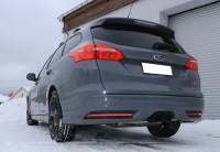 FOX Endschalldämpfer passend für Ford Focus III ST Turnier Diesel schwarz beschichtet 2x115x85 Typ 3 FOX Endschalldämpfer passend für Ford Focus III ST Turnier Diesel schwarz beschichtet 2x115x85 Typ 3