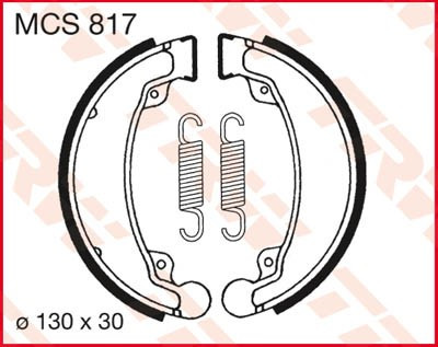 Bremsbacken MCS817