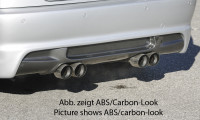 Rieger Heckeinsatz passend für BMW 3er E46 Cabrio (ab Facelift) Rieger Heckeinsatz passend für BMW 3er E46 Cabrio (ab Facelift)