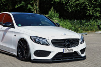 Cup Frontspoilerlippe passend für Mercedes C W205 43 AMG Limousine Cup Frontspoilerlippe passend für Mercedes C W205 43 AMG Limousine