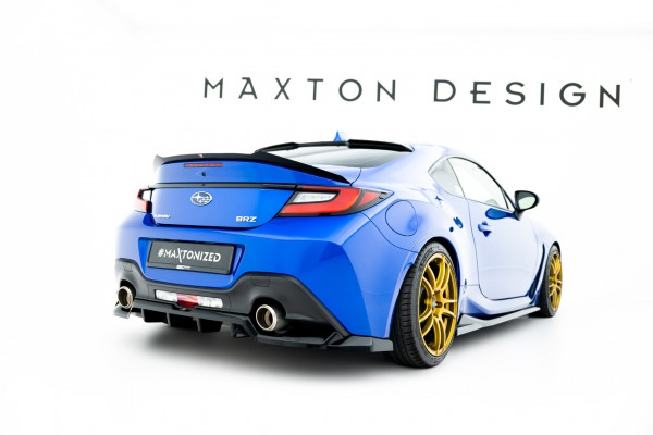 Mittlerer Cup Diffusor DTM Look Heck Ansatz Für V.1 Subaru BRZ Mk2 Schwarz Hochglanz