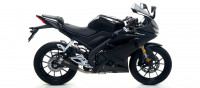 Arrow Pro-Race Endschalldämpfer Edelstahl Schwarz passend für Yamaha YZF-R 125, MT 125, XSR 125 Arrow Pro-Race Endschalldämpfer Edelstahl Schwarz passend für Yamaha YZF-R 125, MT 125, XSR 125