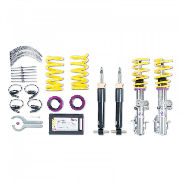 KW Gewindefahrwerk V1 inox (inkl. Stilllegung f. elektr. Dämpfer) FORD USA MUSTANG VII Coupe (LAE) 0