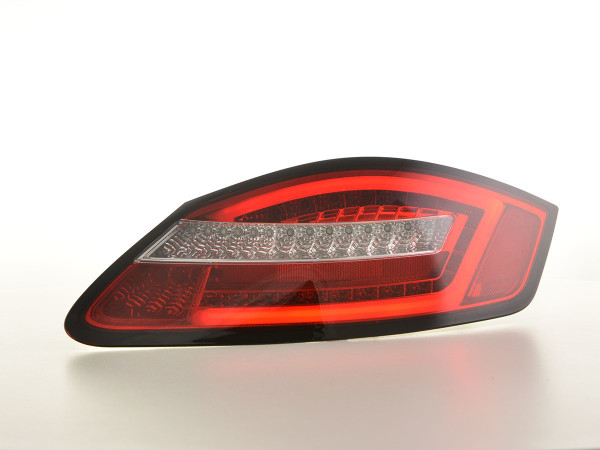 LED Rückleuchten Set Lightbar Porsche Boxster Typ 987 04-09 rot/klar