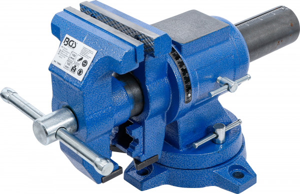 BGS Parallel-Schraubstock 100 mm Spannbacken 360° drehbar