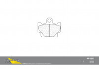 alpha Technik Bremsbelag Straße mit ABE passend für Yamaha Modelle alpha Technik Bremsbelag Straße mit ABE passend für Yamaha Modelle