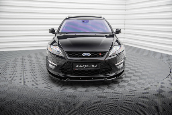 Front Ansatz V.2 Für Ford Mondeo ST-Line Mk4 Facelift Schwarz Hochglanz