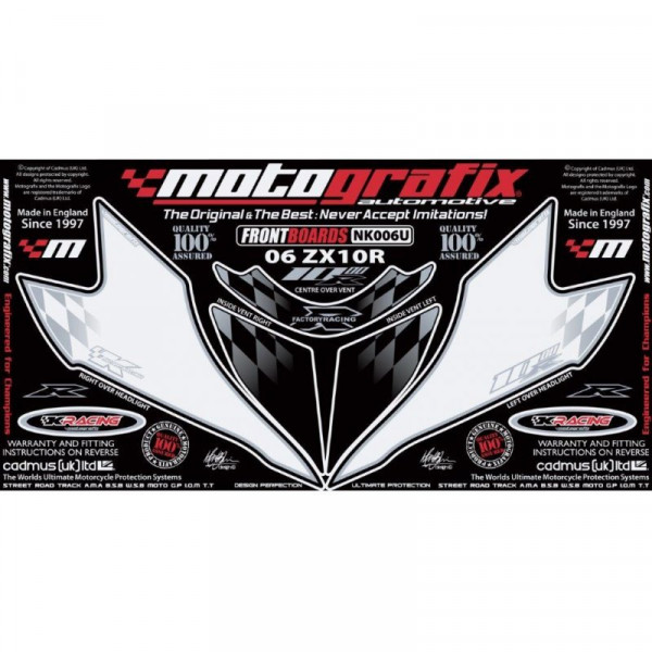 Motografix Steinschlagschutz vorn Kawasaki ZX-10 R 2006-2007 NK006U