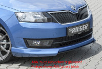 Rieger Spoilerschwert carbon look für Skoda Rapid (NH) Spaceback 05.17- (ab Facelift) Ausführung: Schwarz matt